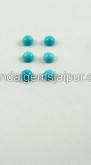 Natural Arizona Turquoise Smooth Round Cabochon